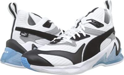 NEW Puma LQDCELL Origin Mens Training Shoes White Black Blue