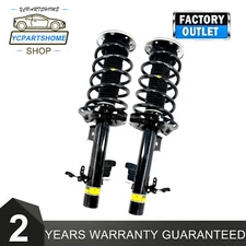 Pair Front Shock Struts Coil Assembly W/Magnetic For Range Rover Evoque L538 12-
