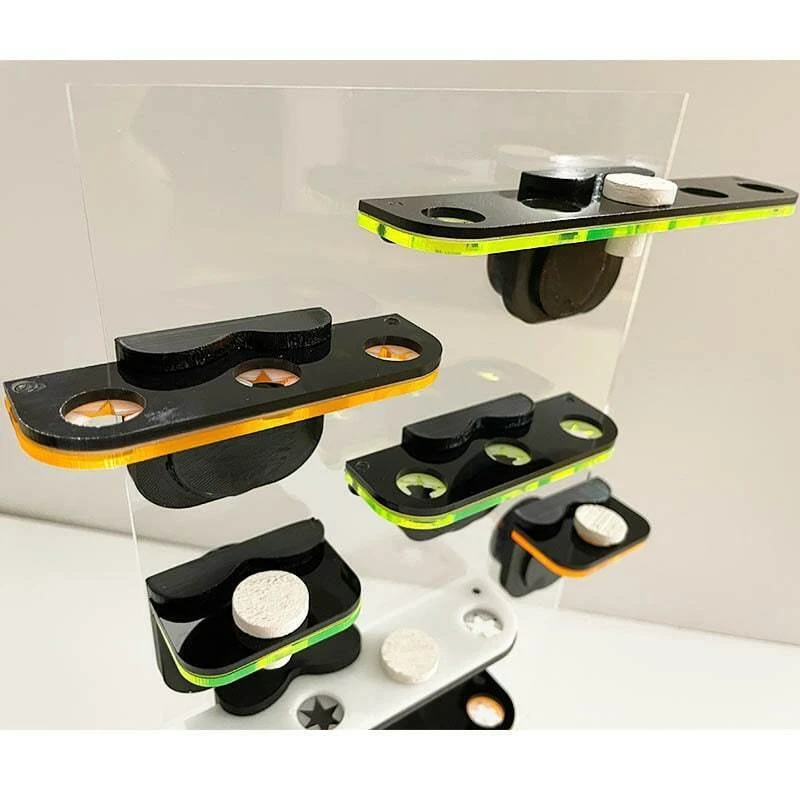 LEAFGREEN SOLUTIONS LLC Neon Locking Acrylic Magnetic Frag Racks