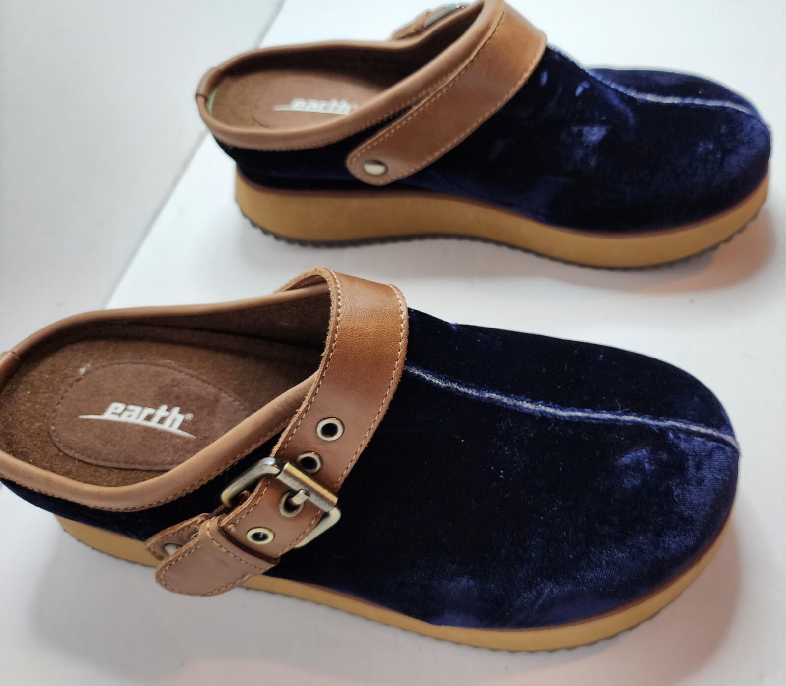 earth lyra buckle clog