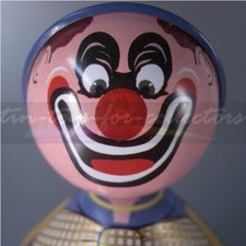 Tin Wind-Up Figure Lithographed Tin Plate With Sound Box F 