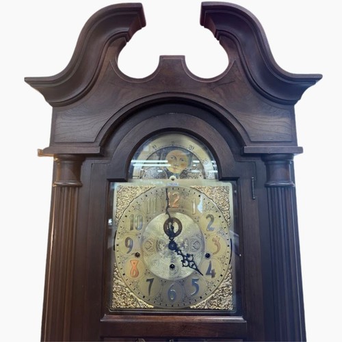 Sligh Trends Chippendale Grandfather Clock in Mahogany Zeeland Michigan with key - Picture 3 of 6