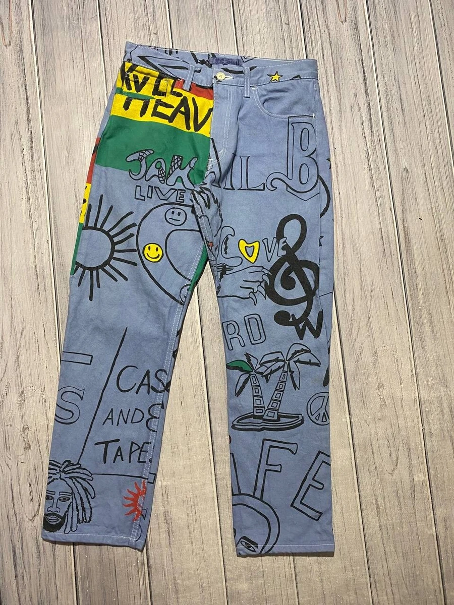 Jeans with best sale art