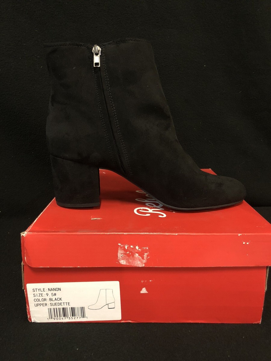 KN Rebel by Zigi Womens Nanon Closed Toe Ankle Fashion Boots Black