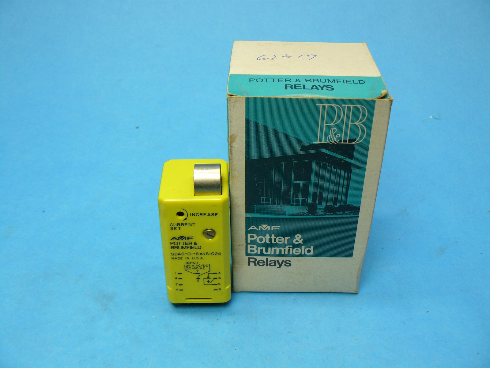 AMF Potter & Brumfield SDAS-01-8X1S1024 Overcurrent Sensor Relay SPDT New