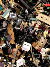GRAB BAG LOT ELECTRONIC TINKER FOR PROJECTS ALL NEW PART COMPONENTS ASSORTMENT