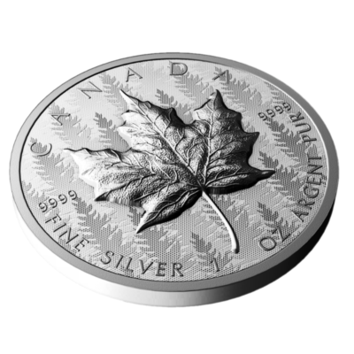 🇨🇦 2024 Canada $20 Pure Silver Coin, SML Ultra High Relief Maple