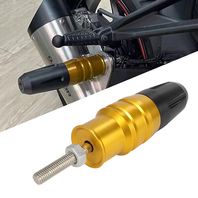 Motorcycle CNC Aluminum Frame Exhaust Slider Crash Protector Gold