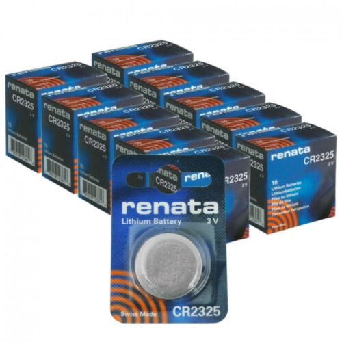 10 x Renata  2325 Lithium Batteries 3v CR2325 BR2325 - Imagen 1 de 3