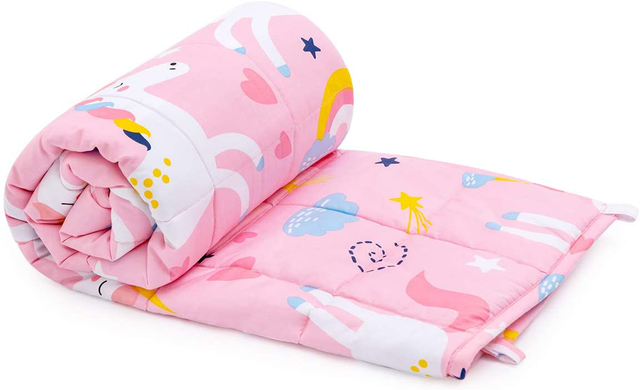 Weighted Blanket For Kids 5 Pounds - Childrens Toddler Heavy Blanket