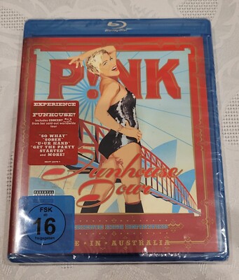PINK ''FUNHOUSE TOUR LIVE IN AUSTRALIA'' BLU RAY NEU In Ovp