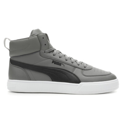 PUMA Caven Mid High Top Mens Grey Sneakers Casual Shoes