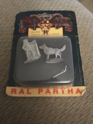 Ral Partha AD&D 20-584 2ETANA & WOLF , New, Original Package, Free Shipping 