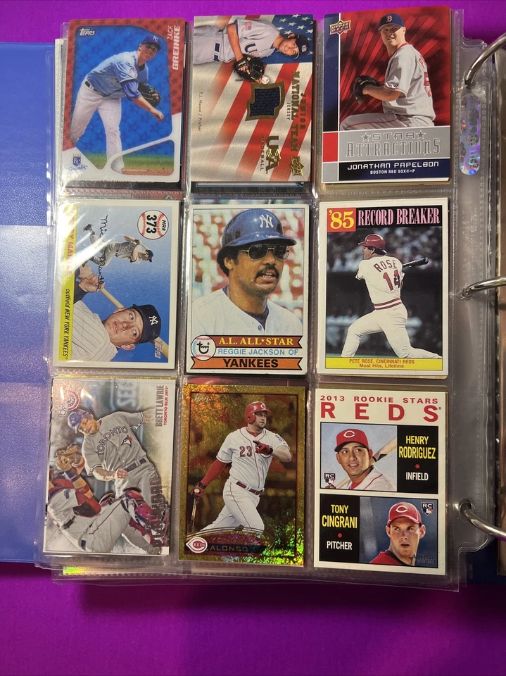 Lote de 1200 tarjetas de béisbol RARAS de colección - errores de impresión y novatos - GENERACIONALES Foto 3 de 4