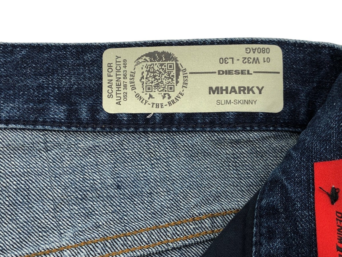 Diesel MHARKY 080AG Slim-Skinny Fit Jeans Size W32 L30 | eBay
