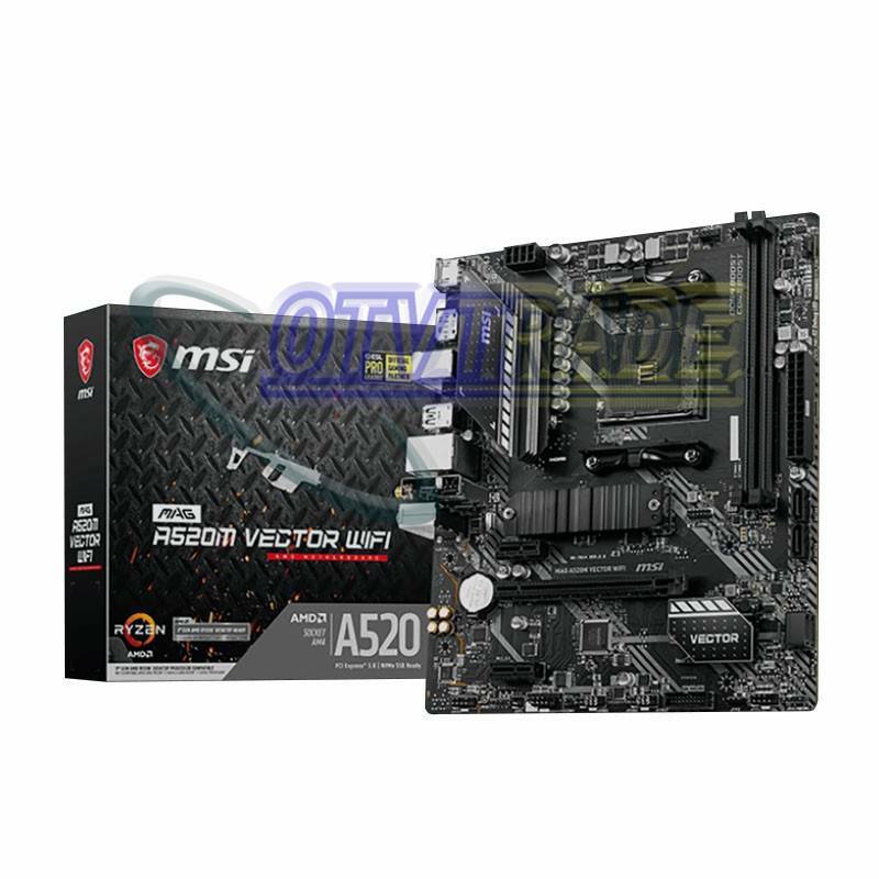 Micro Atx Msi A520 Wifi Motherboard Msi Mag A520m Vector Wifi