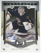 BRIAN ELLIOTT SIGNED 15-16 UPPER DECK ARTIFACTS ST. LOUIS BLUES CARD AUTOGRAPH!!