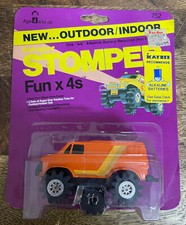 Schaper Stomper ORANGE CHEVROLET VAN. Mint on Card. VERY RARE.