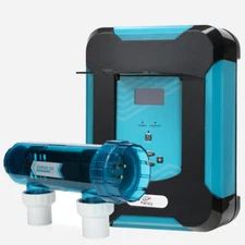 Complete Salt Water Pool Chlorine Generator System for 55,000 Gallon Chlorinator