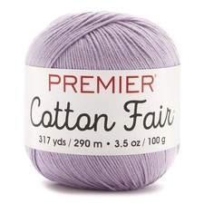 Cotton Fair, Cotton/Acrylic Blend, Yarn for Crocheting and Knitting, Fine Wei...