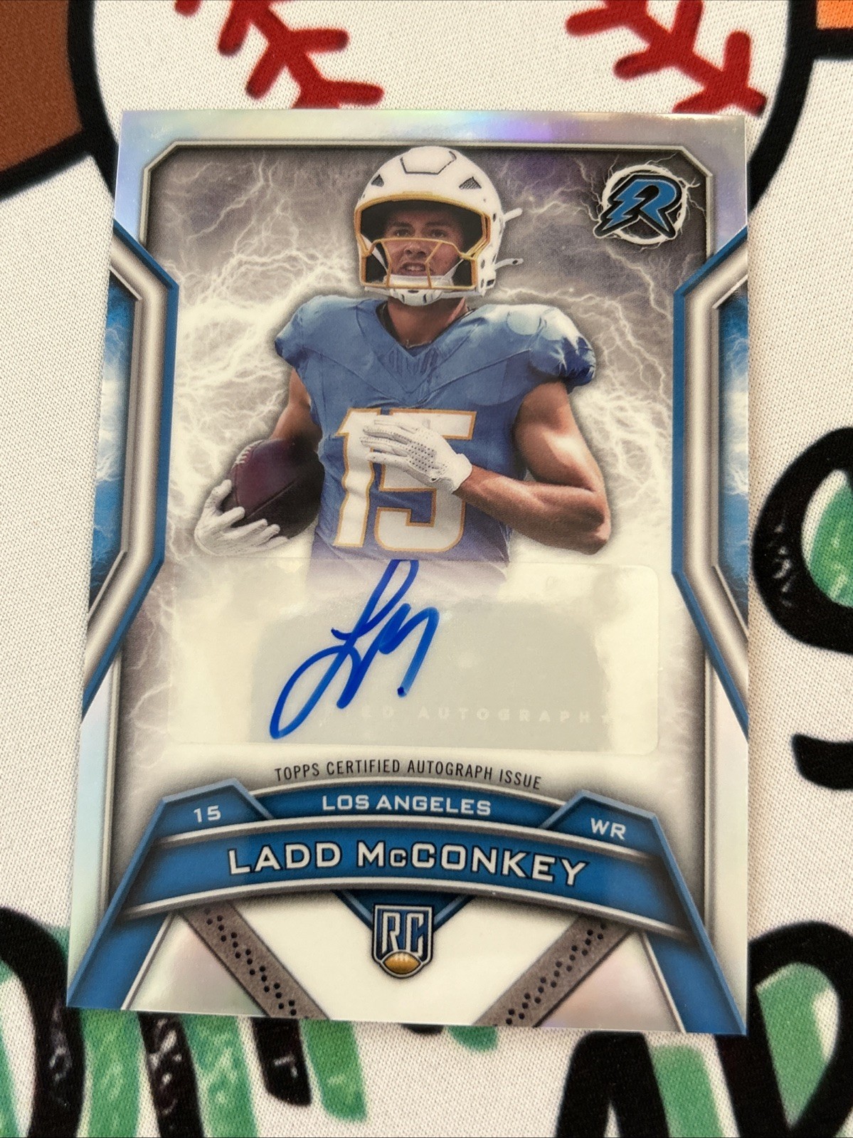 LADD MCCONKEY 2024 TOPPS RESURGENCE ROOKIE REFRACTOR RC AUTO