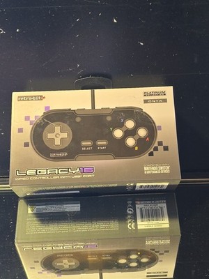 Retro-Bit Legacy16 Wired USB Controller For Nintendo Switch PC Mac Steam Gray