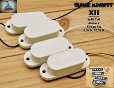 Vintage Style XII Split Coil Alnico V Pickup Set Parchment