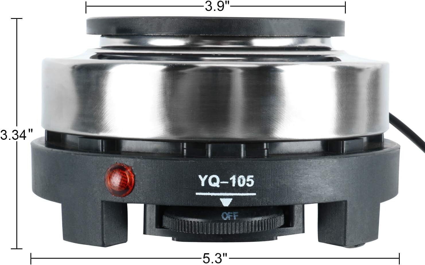 Electric Hot Plate 5.5" Single Burner Portable Countertop Mini Stove 110V 500W