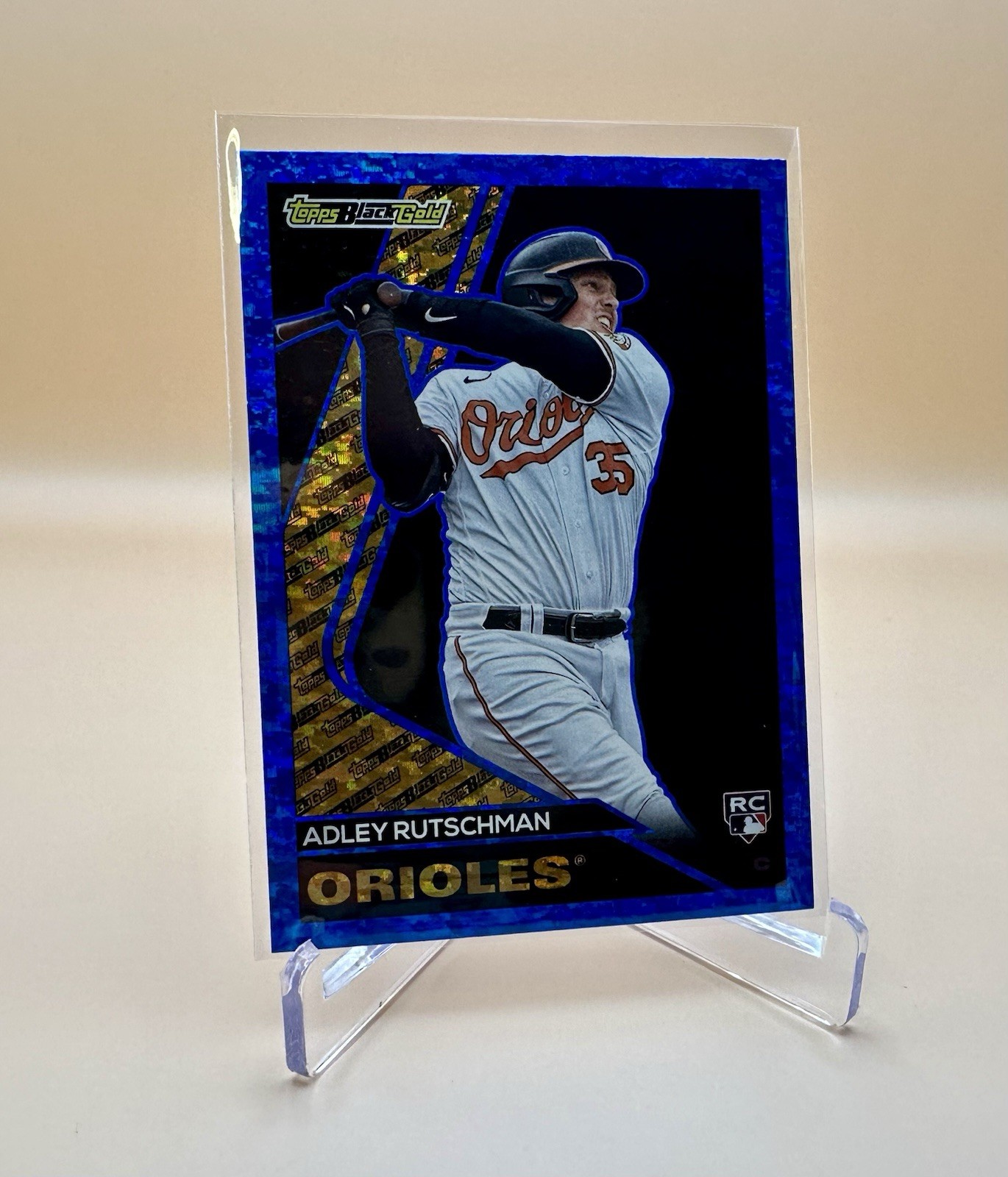 Adley Rutschman Rookie Black Gold BLUE Variation 2023 Topps Update 🔥