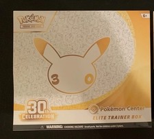 Pokémon Center Exclusive ETB 30th Anniversary Celebration Elite Trainer Box Case