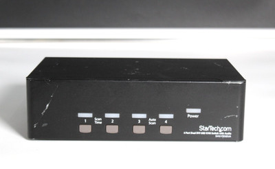 StarTech SV431DD2DUA 4 Port Dual DVI USB KVM Switch w/ Audio