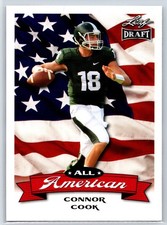 2016 Leaf Draft Connor Cook Rookie All American Insert RC #AA-03