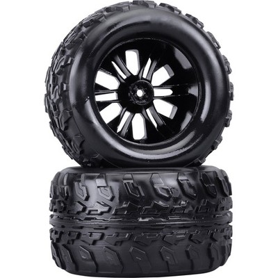Reely 1:10 Monstertruck Kompletträder   Schwarz 2 St.