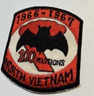 Vietnam War Blind Bat 100 Missions North Patch Souvenir Japanese Theater Made — photo 2