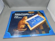 Morris the Cat 1979 Calendar Morris Master Plan 9 Lives