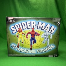 MARVEL LEGENDS SERIES SPIDER-MAN AND HIS AMAZING FRIENDS 3 FIGURE PACK