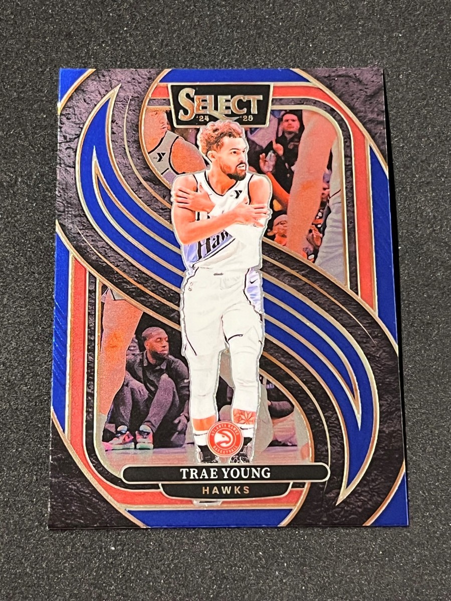 Trae Young Prizm Blue PSA 10 トレイヤング NBA 2021-22 Panini Select TRAE YOUNG 75 Years Of The NBA Prizm