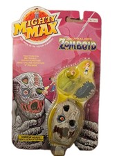Mighty Max Neutralises ZOMBOID 1992 Bluebird Toys NEW SEALED ON CARD Horror Head