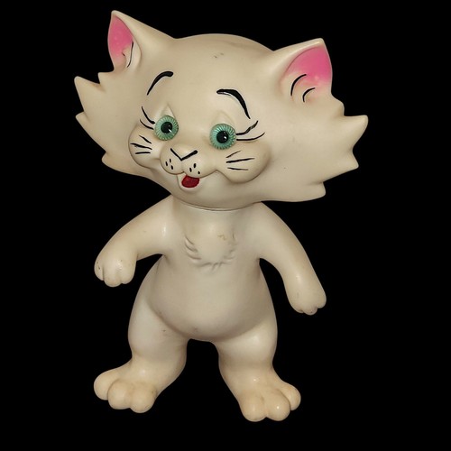 RARE!! Roy Des of Fla 1969 Kitty Cat Figure Coin Bank Promo - Picture 2 of 7