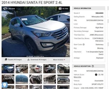 (LOCAL PICKUP ONLY) Driver Left Front Door LWB Fits 13-19 SANTA FE 4303313