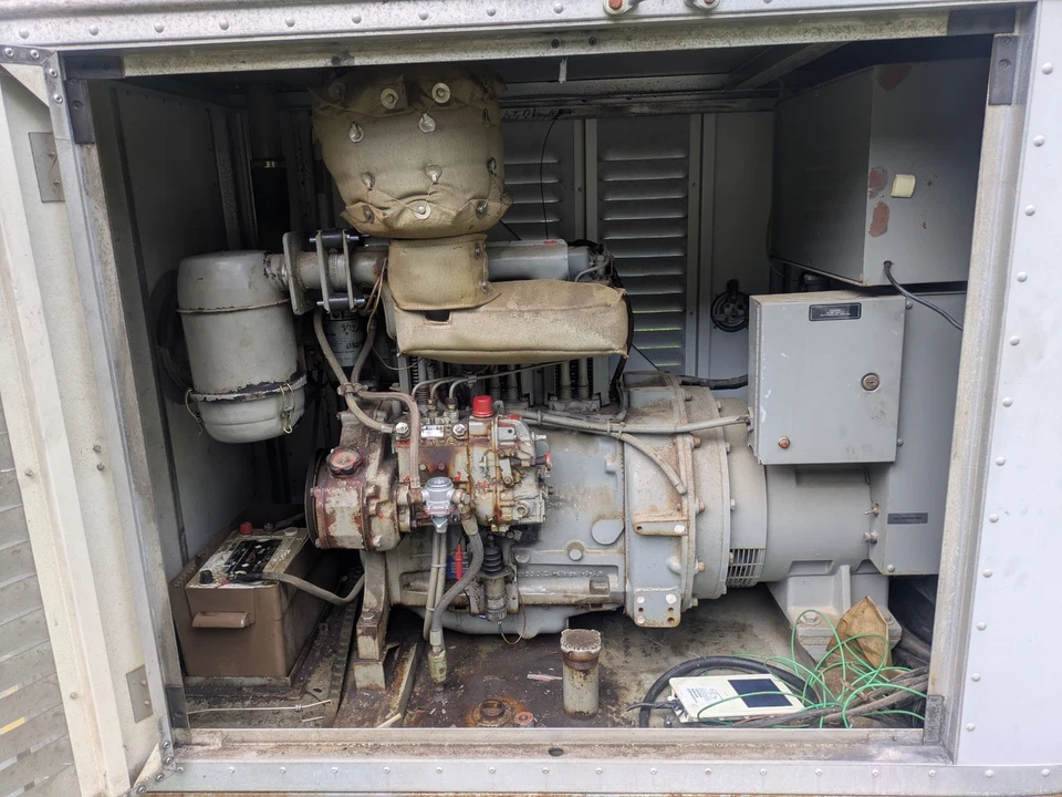 Remolque Dixie Power Systems 3500 1988 grupo electrógeno 15KW remolcable Deutz diésel Foto 3 de 4