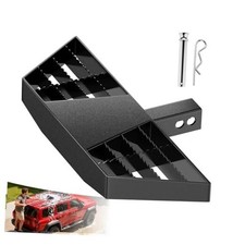 Tow Hitch Step for 2 Inch Receiver, Rear Bumper 500LBS/24" Length Right angle