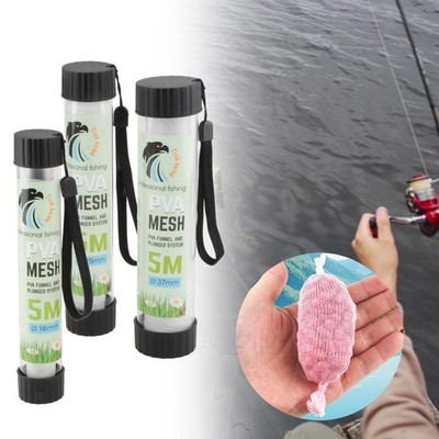 Pva Mesh Tackle 5M Angeln Refill Auflösen Karpfen Angeln Mesh Köder Net