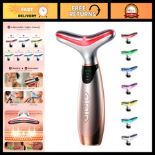 7-Color Facial Massager with Red Light Therapy  Heating Vibration for Skin Care