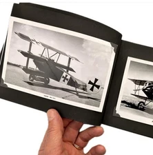 WWI Aircraft Photo Album biplane Red Baron Sopwith Camel airplane history lot