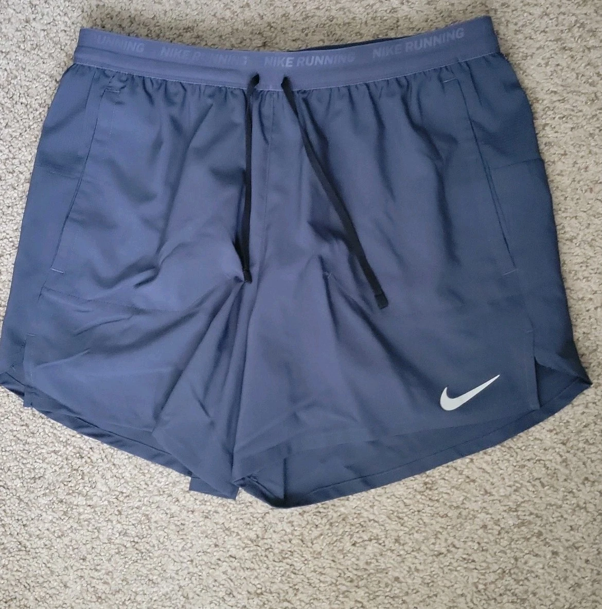 Nike Stride5" Running Shorts Mens Medium Blue 2-in-1 Compression Liner dri-fit
Opens in a new window