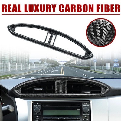 Honeycomb style Carbon Console Air Vent Cover Trim For Subaru BRZ Toyota 86 12+