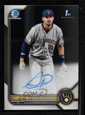 2022 Bowman Chrome Prospect Antonio Pinero #CPA-AP Auto 0lj0