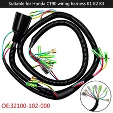 For Honda CT90 Wiring Harness K1 K2 K3 Trail90 CT90 1970-72 Wire 32100-102-000