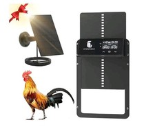 New Automatic Chicken Coop Door Solar Powered Automatic